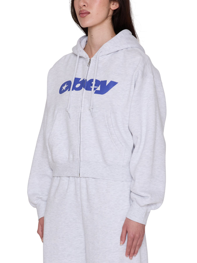 Obey Speed Star Zip Hoodie Fall 2026 | ASH HEATHER GREY (AHG)