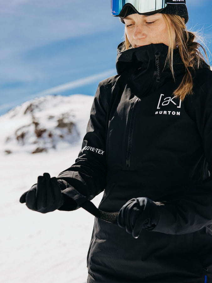 Burton [ak] GORE-TEX Kimmy Anorak Snowboard Jacket 2024 | TRUE BLACK (002)