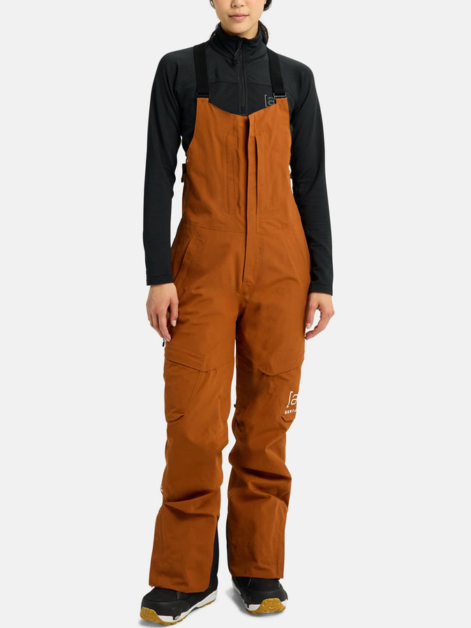 Burton GORE-TEX [ak] Kimmy Bib Winter 2026 | CHESTNUT BROWN (EZA)