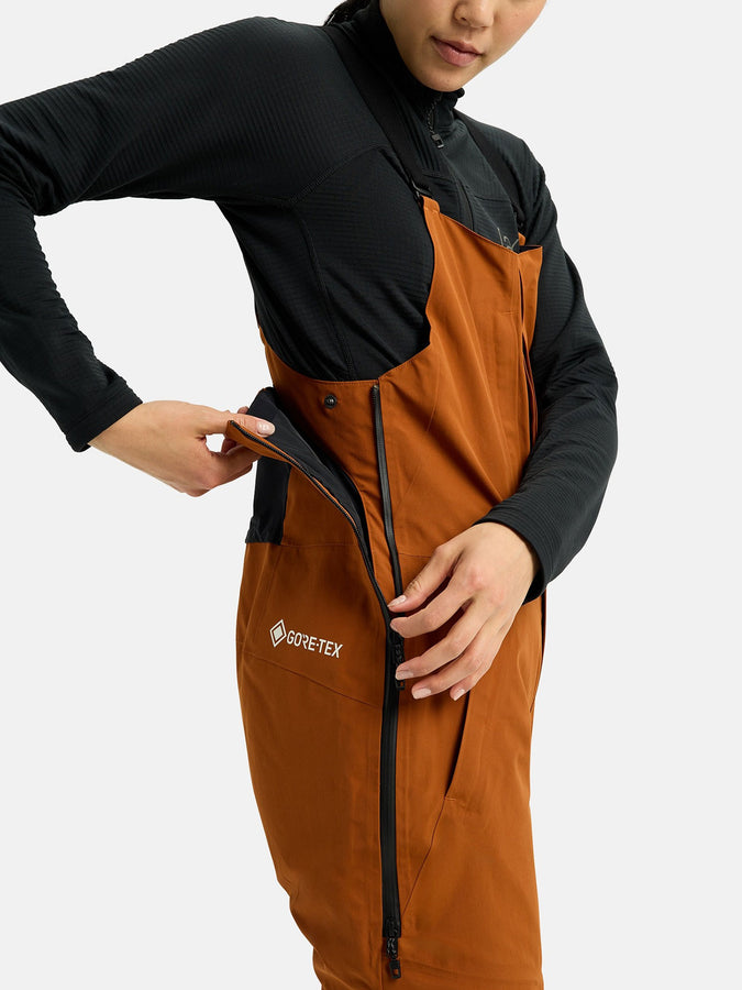 Burton GORE-TEX [ak] Kimmy Bib Winter 2026 | CHESTNUT BROWN (EZA)