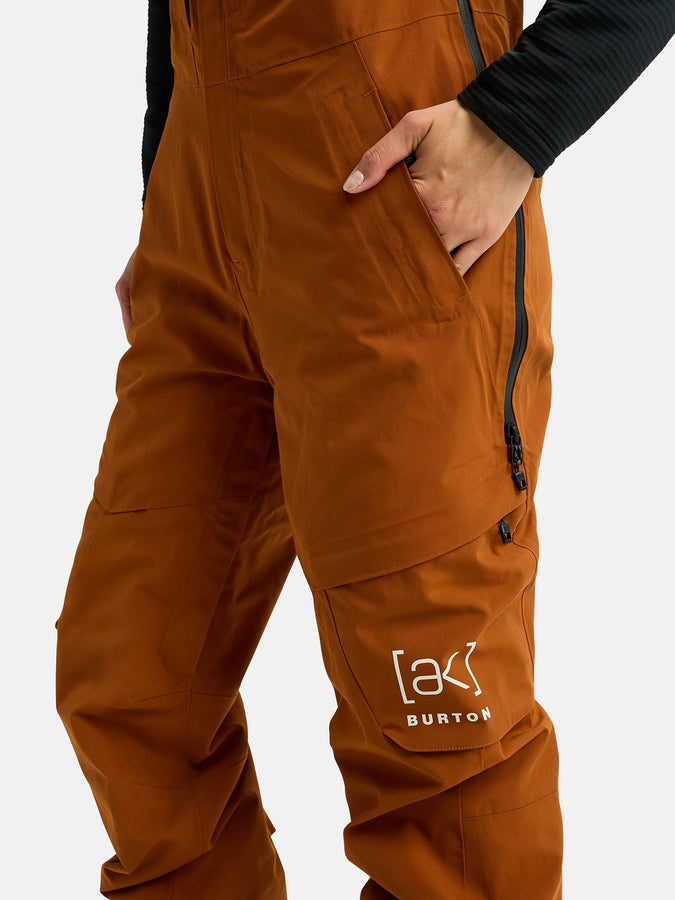 Burton GORE-TEX [ak] Kimmy Bib Winter 2026 | CHESTNUT BROWN (EZA)