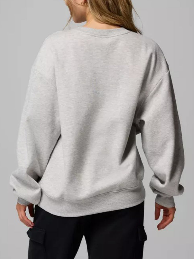 Columbia Aldermore Crewneck Sweatshirt Fall 2025 | COLUMBIA GREY HEATHER (039)
