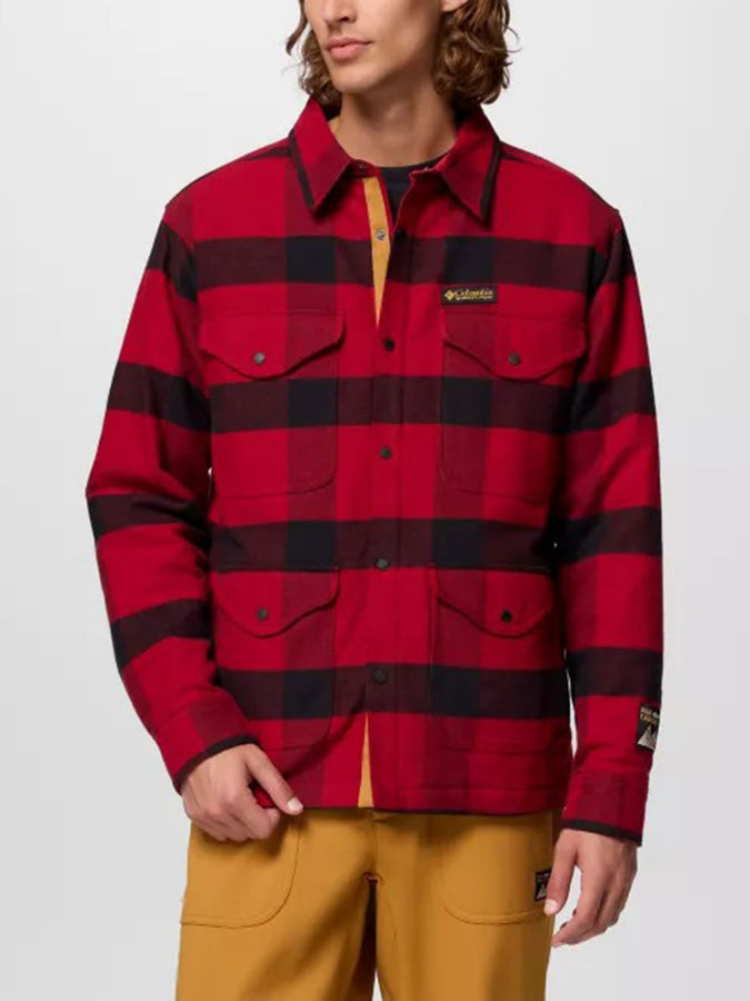Columbia High Cascades Shirt Jacket Fall 2025 | RD DHLIA TMS BFFLO PLAID (660)