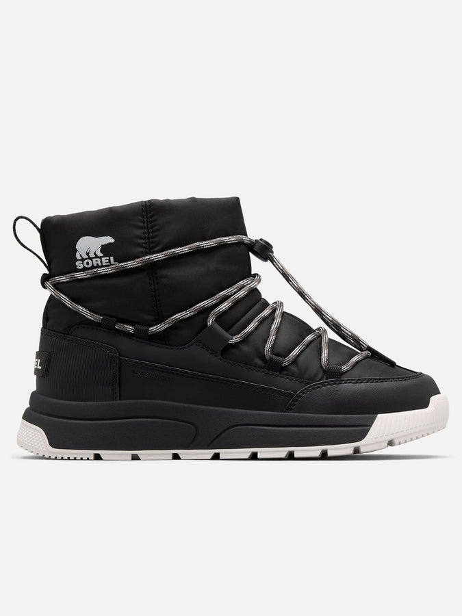Sorel Whitney III Slip-On WP Black Winter Boots Winter 2026 | BLACK/SEA SALT (010)