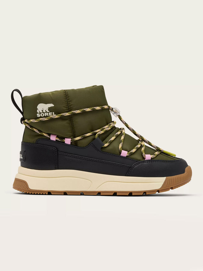Sorel Whitney III Slip On WP Green Winter Boots Winter 2026 | UTILITY GREEN/BLACK (355)