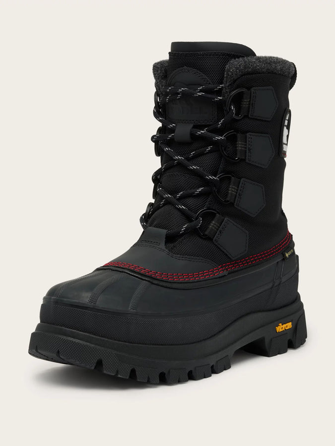 Sorel GORE-TEX Caribou Horizon Black/Bright Red Boots Winter 2026 | BLACK/BRIGHT RED (010)