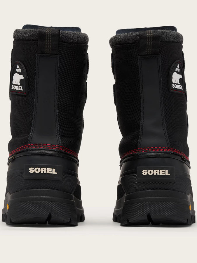 Sorel GORE-TEX Caribou Horizon Black/Bright Red Boots Winter 2026 | BLACK/BRIGHT RED (010)