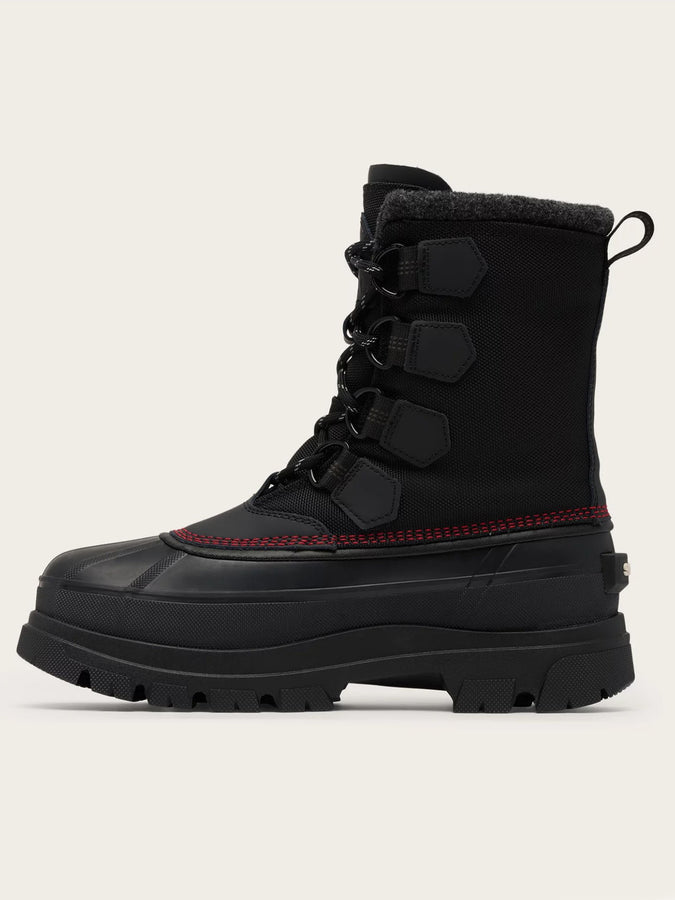 Sorel GORE-TEX Caribou Horizon Black/Bright Red Boots Winter 2026 | BLACK/BRIGHT RED (010)