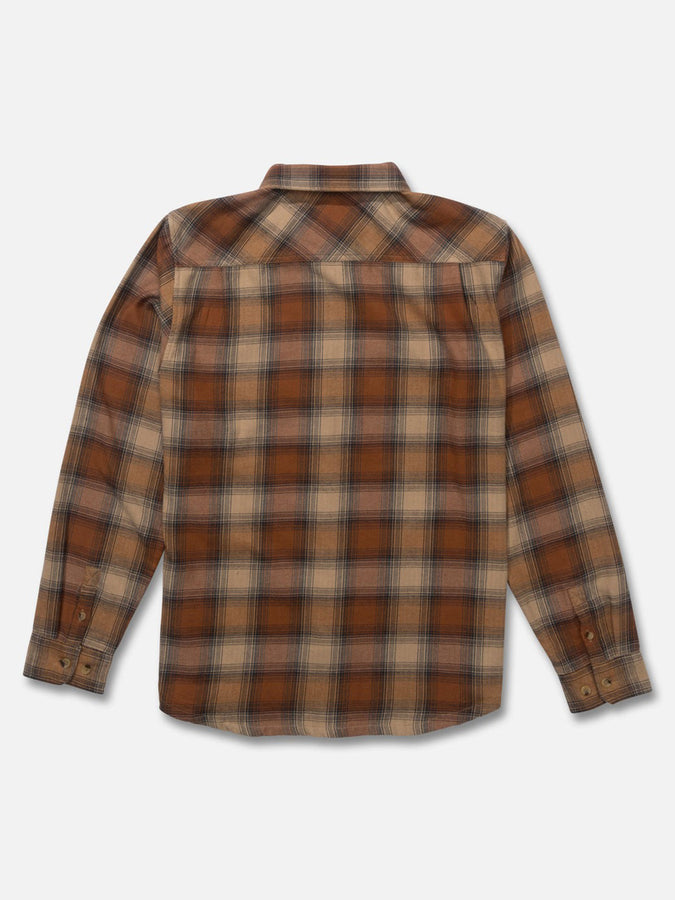 Salty Crew Daybreak Flannel Long Sleeve Buttondown Shirt (Boys 7-14) Holiday 2025 | FRIAR BROWN