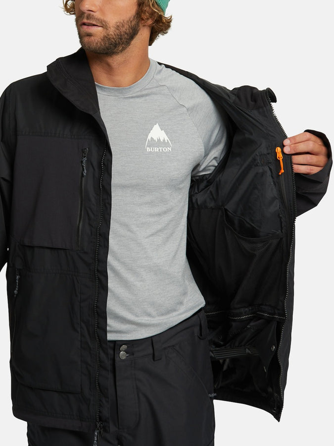 Burton Frostner Snowboard Jacket 2025 | TRUE BLACK (001)