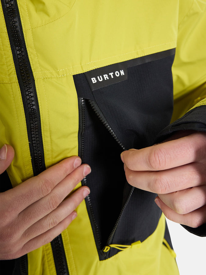 Burton Frostner 2L Jacket 2023 | SULFUR/TRUE BLACK (701)