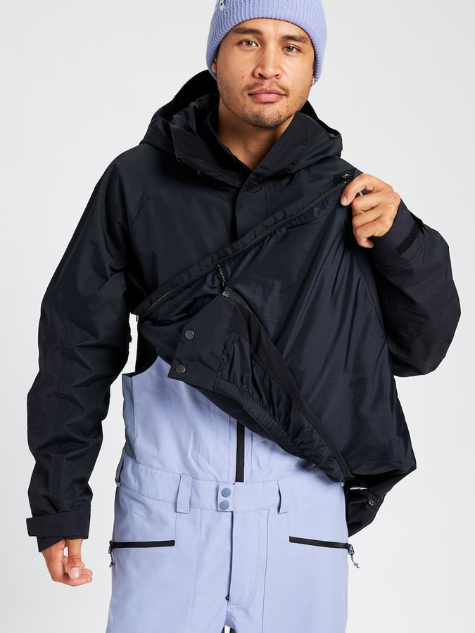 Burton Frostner Anorak Jacket 2025 | TRUE BLACK (002)