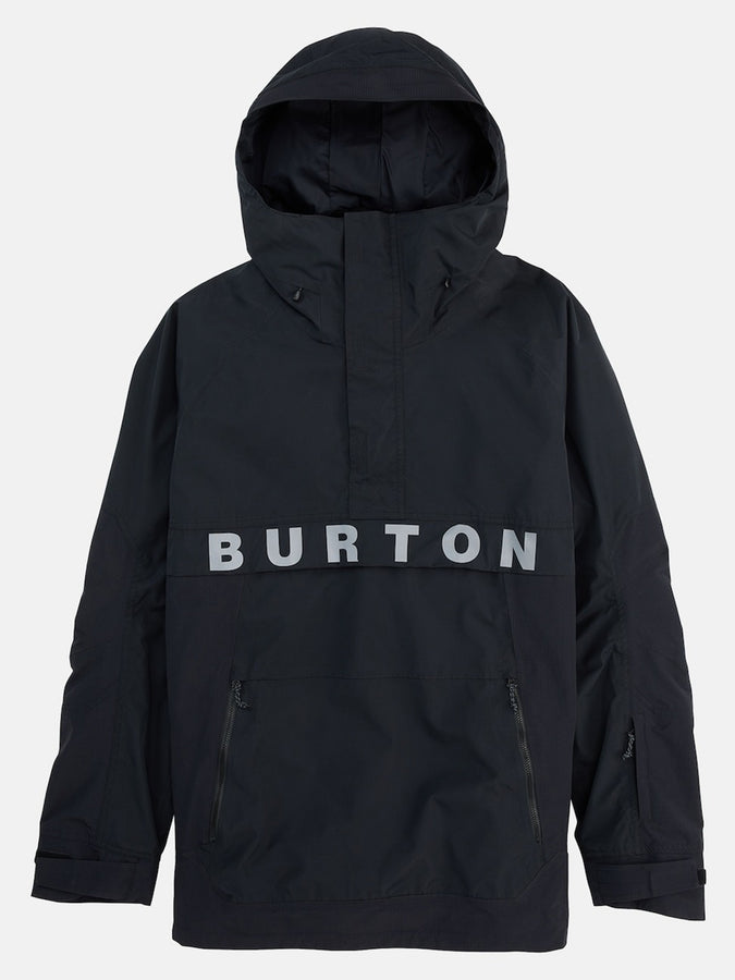 Burton Frostner Anorak Jacket 2025 | TRUE BLACK (002)