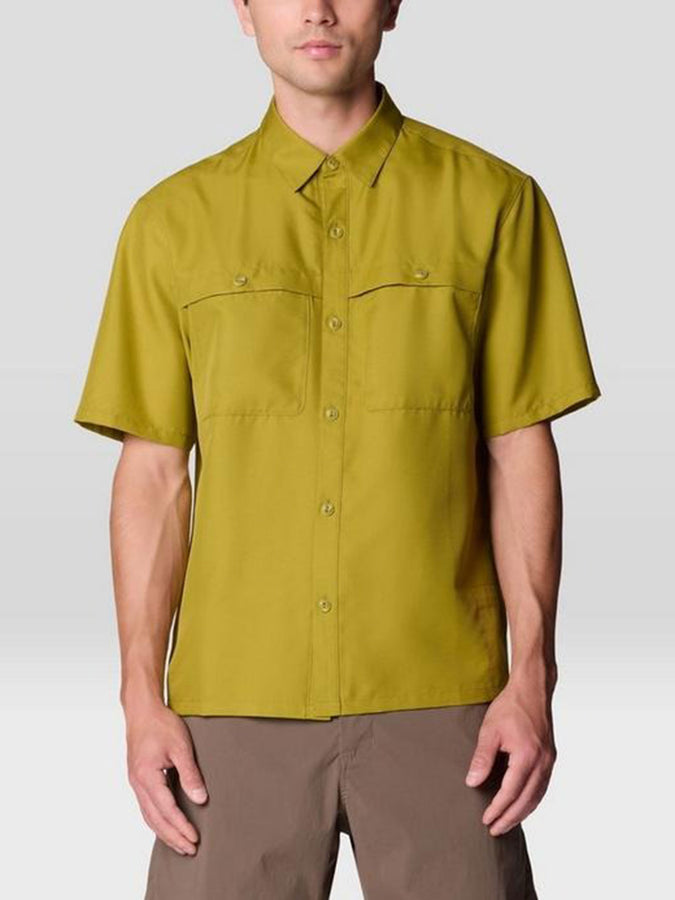 Moutnain Hardwear Sun Drift Cooling Short Sleeve Buttondown Shirt Spring 2026 | BRIGHT FATIGUE (331)
