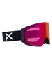 Anon Sync Black/Prc Sunny Red + Cloudy + MFI Face Mask Goggle