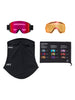 Anon Sync Black/Prc Sunny Red + Cloudy + MFI Face Mask Goggle