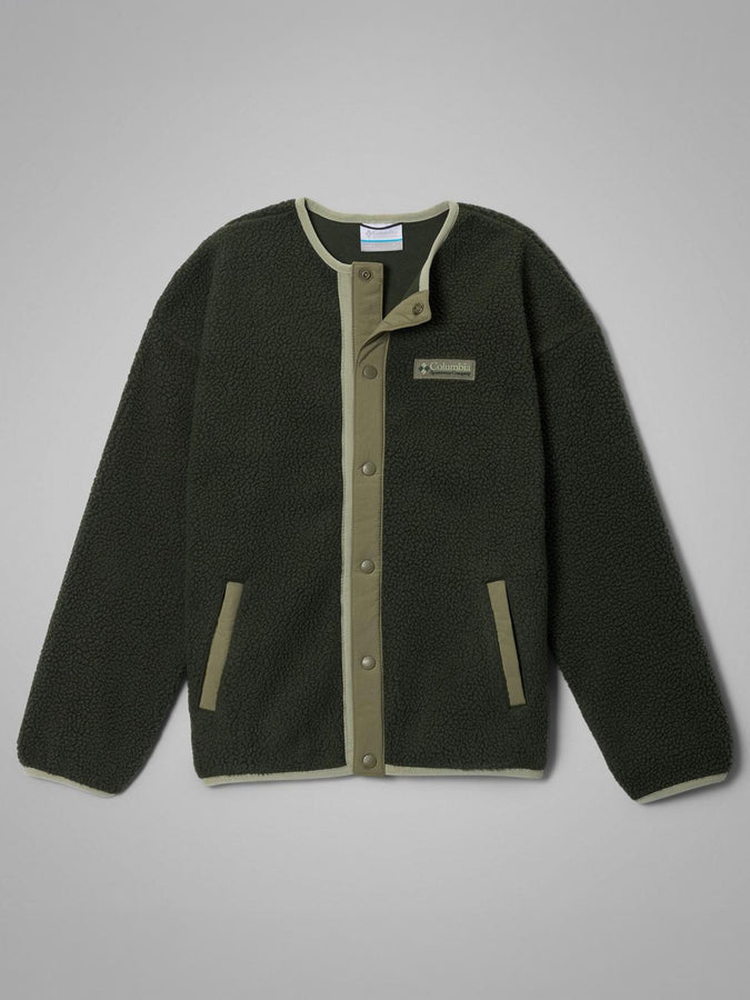 Columbia Helvetia Full Snap Fleece Fall 2026 | GREENSCAPE/STONE GREEN (366)