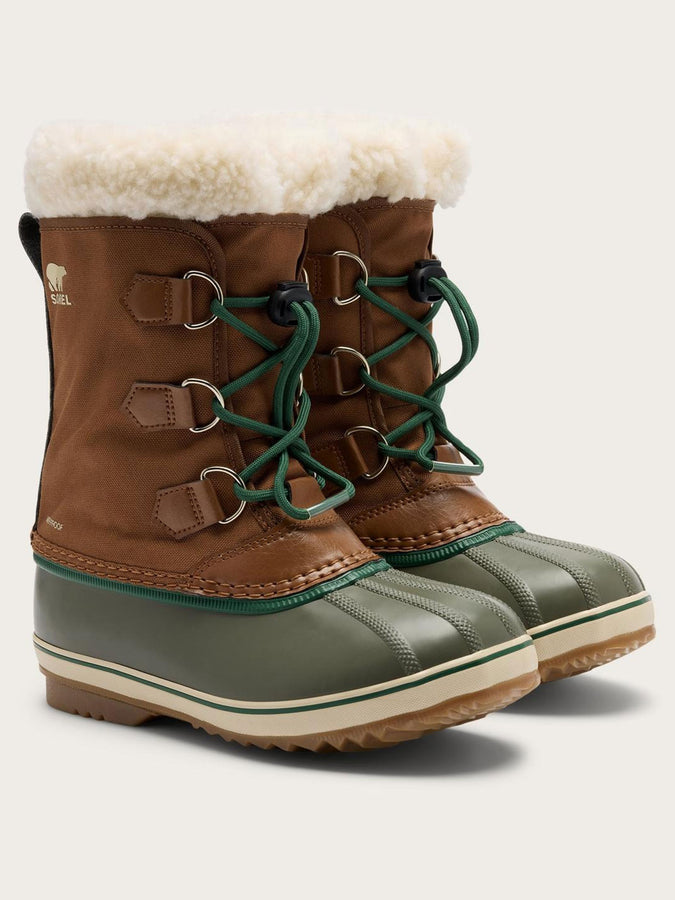 Sorel Yoot PAC™ Nylon Tan/Green Winter Boots Winter 2027 | VELVET TAN/STONE GREEN (242)