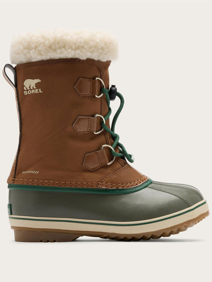 Sorel Yoot PAC™ Nylon Tan/Green Winter Boots Winter 2027 | VELVET TAN/STONE GREEN (242)