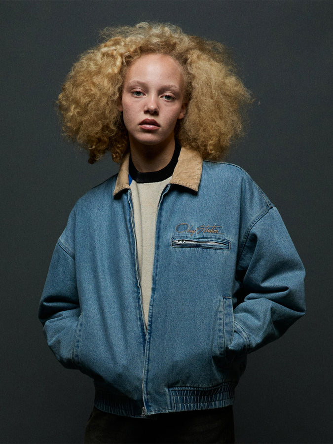 Obey Ezra Workwear Jacket Fall 2026 | HEAVY VINTAGE INDIGO (HVI)