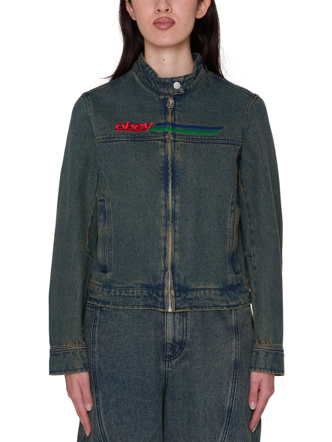 Obey Rove Moto Jacket Fall 2026 | YELLOW TINT WASH (YTW)