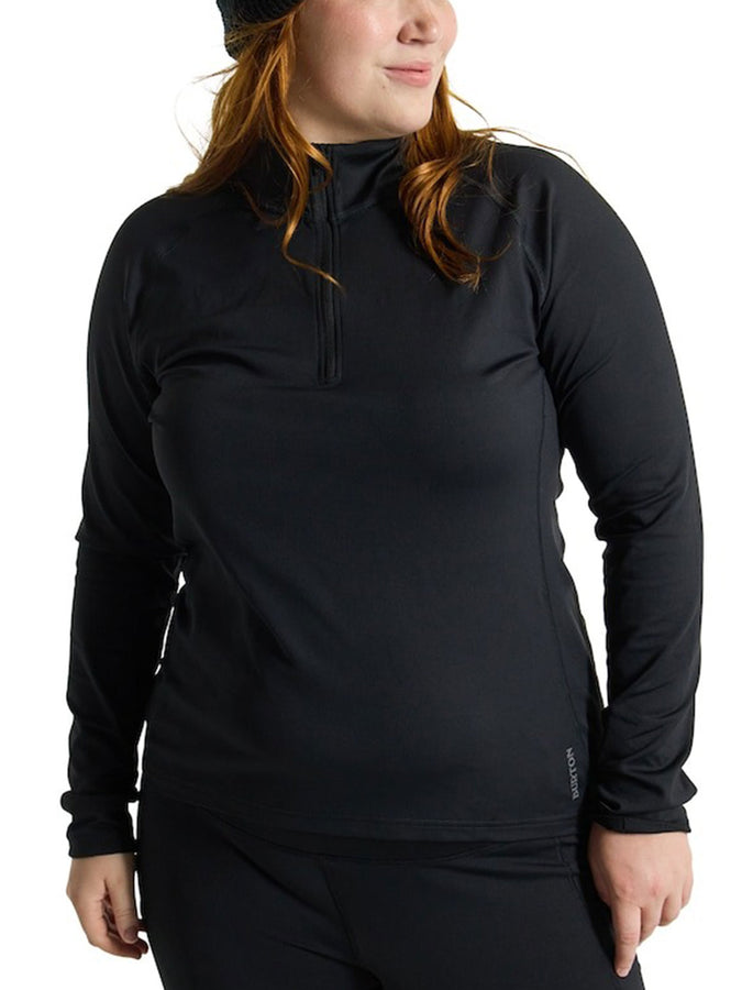 Burton Heavyweight X 1/4 Zip Base Layer Winter 2026 | TRUE BLACK (A04)