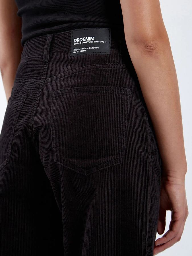 Dr. Denim Donna High Relaxed Black Cord Jeans Fall 2026 | BLACK CORD (102)