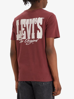 Levis Graphic Western Logo Red Mahogany T-Shirt Spring 2024