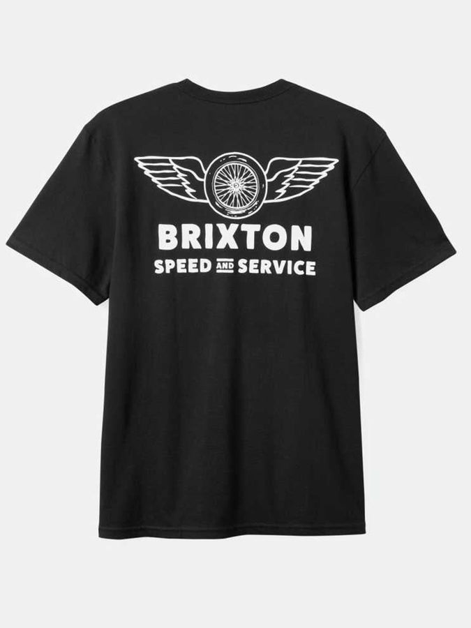 Brixton Spoke Short Sleeve T-Shirt Summer 2024 | BLACK