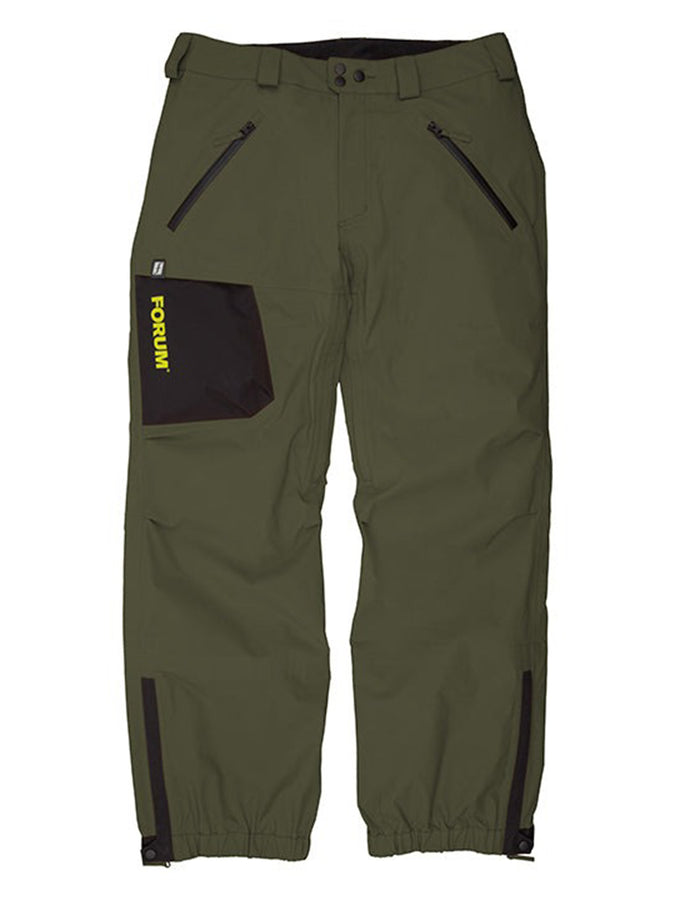 Forum 3-Layer All-Mountain Snowboard Pants 2024 | GREMLIN OLIVE