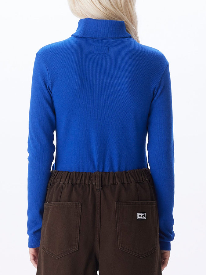 Obey Belle Turtle Neck Sweater Fall 2023 | SURF BLUE (SFB)