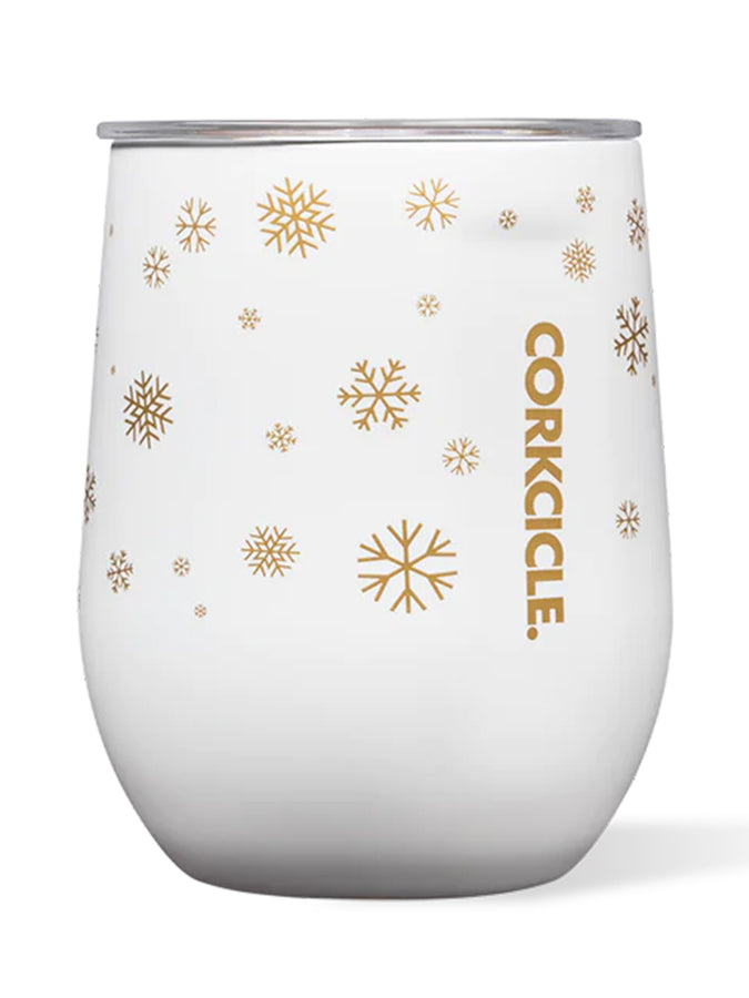 Corkcicle Stemless 12 Oz Snowfall White Cup |  SNOWFALL WHITE