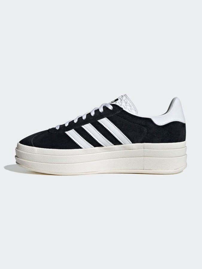 Adidas Gazelle Bold Core Black/White/Core White Shoes Fall 2025 | CORE BLACK/WHITE/CORE WHITE