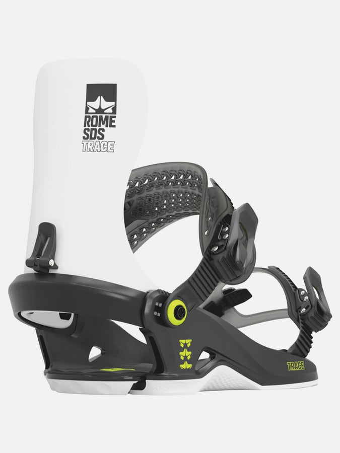 Rome Trace Snowboard Bindings 2024 | BLACK/WHITE