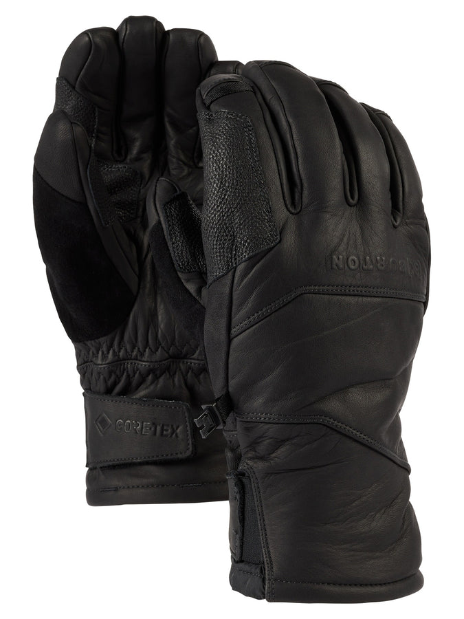 Burton [ak] Clutch GORE-TEX Leather Snowboard Gloves 2025 | TRUE BLACK (001)
