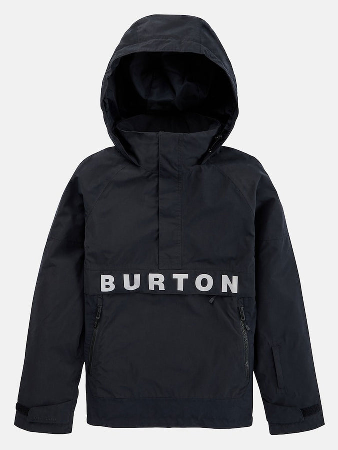 Burton Frostner Anorak Jacket 2025 | TRUE BLK/STOUT WHT (001)