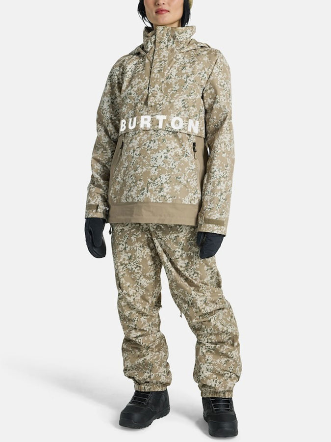 Burton Frostner Anorak Jacket 2025 | SNOWFALL CAMO/TPE (962)