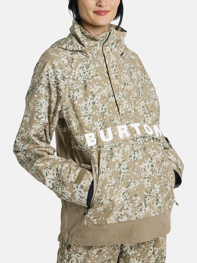 Burton Frostner Anorak Jacket 2025 | SNOWFALL CAMO/TPE (962)