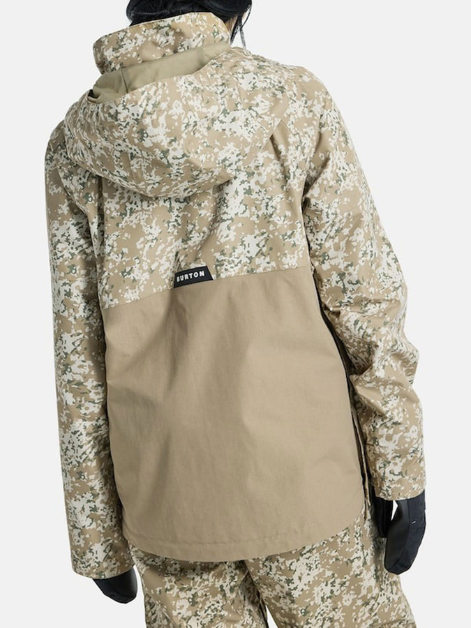 Burton Frostner Anorak Jacket 2025 | SNOWFALL CAMO/TPE (962)