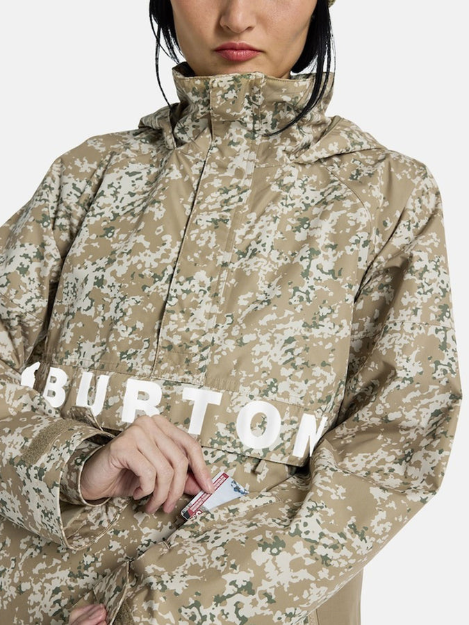 Burton Frostner Anorak Jacket 2025 | SNOWFALL CAMO/TPE (962)