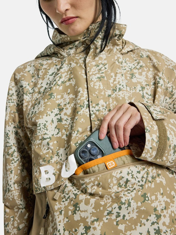 Burton Frostner Anorak Jacket 2025 | SNOWFALL CAMO/TPE (962)