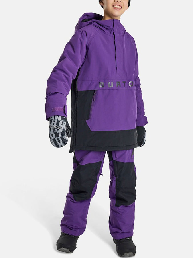 Burton Frostener Anorak Jacket Winter 2026 | IMPERIAL PURPLE/TRUE BLK (AUU)