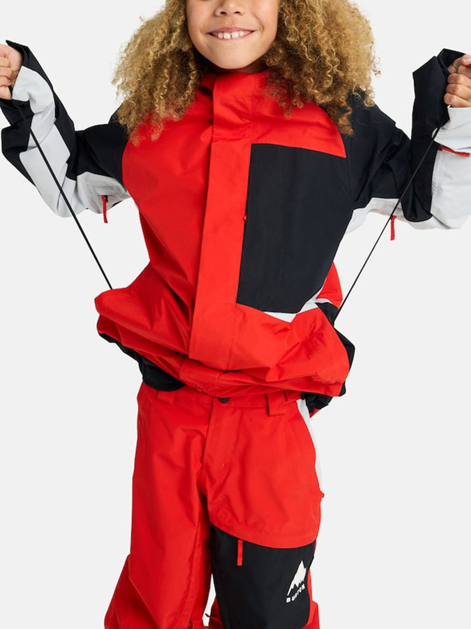 Burton GORE-TEX Powline Jacket Winter 2026 | FLAME SCARLET/TRUE BLACK (S13)