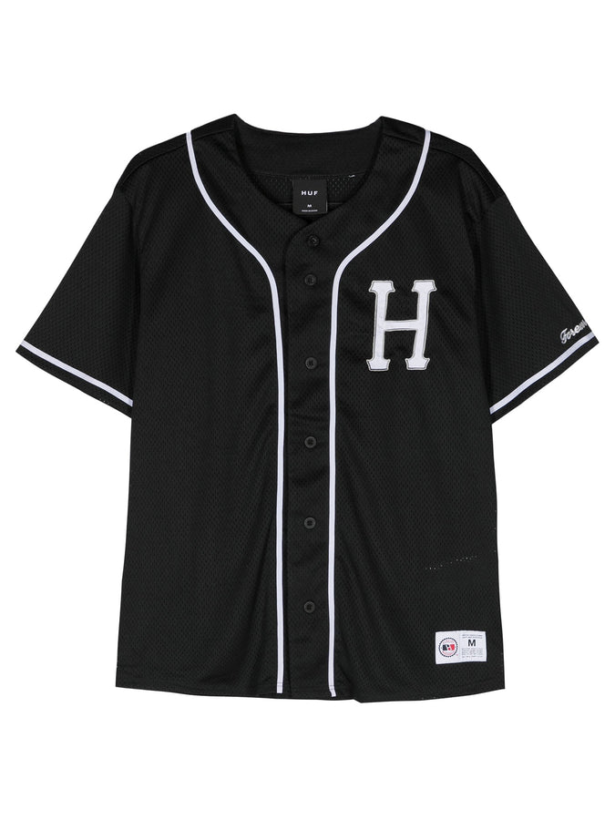 Huf Crackerjack Baseball Jersey Spring 2024 | BLACK