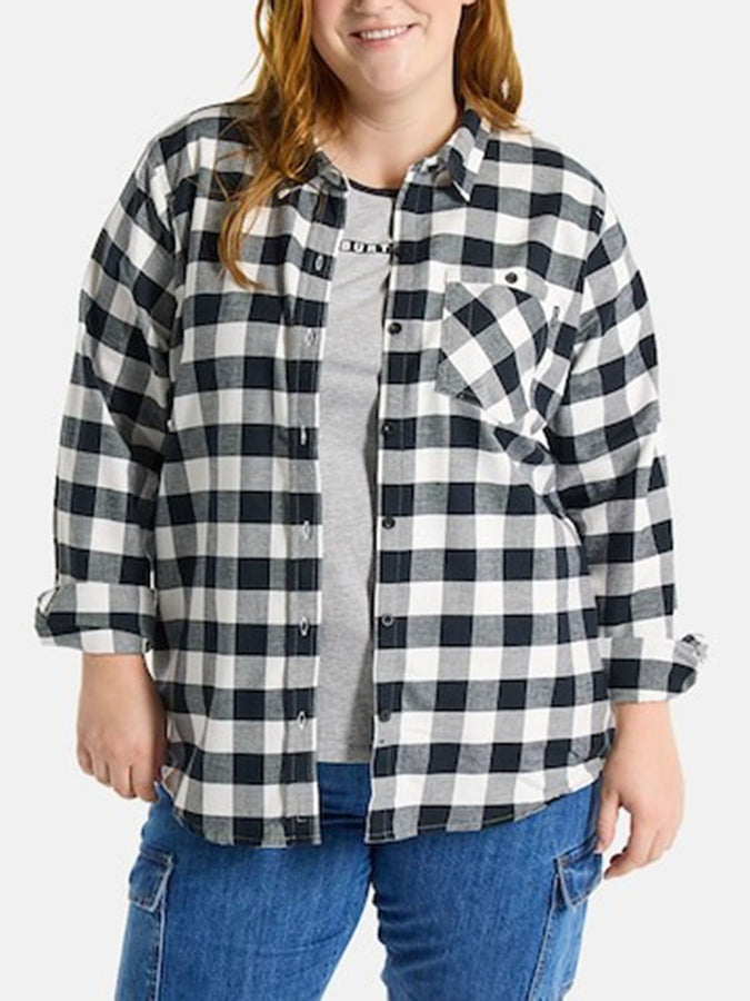 Burton Favorite Flannel L/S Buttondown Shirt Fall 2024 |  STOUT WHITE BUFFALO (960)