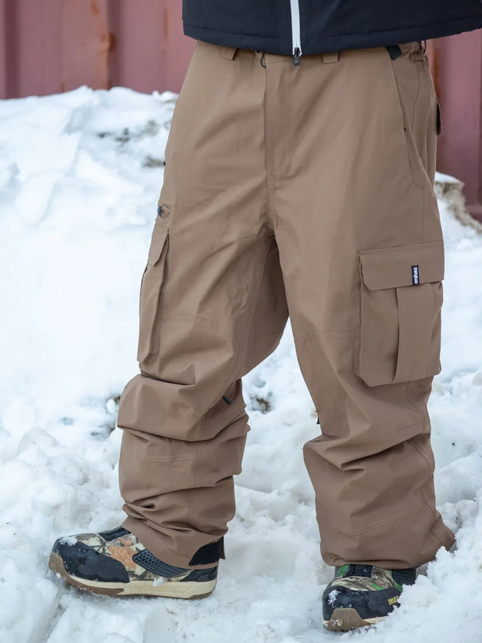 32 Blahzay Cargo 2027 Shell Snowboard Pants | TOBACCO