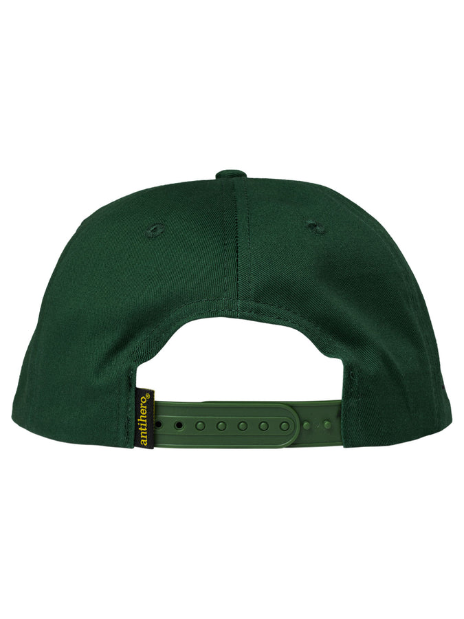 Anti Hero Lil Pigeon Snapback Hat | FOREST GREEN/YELLOW