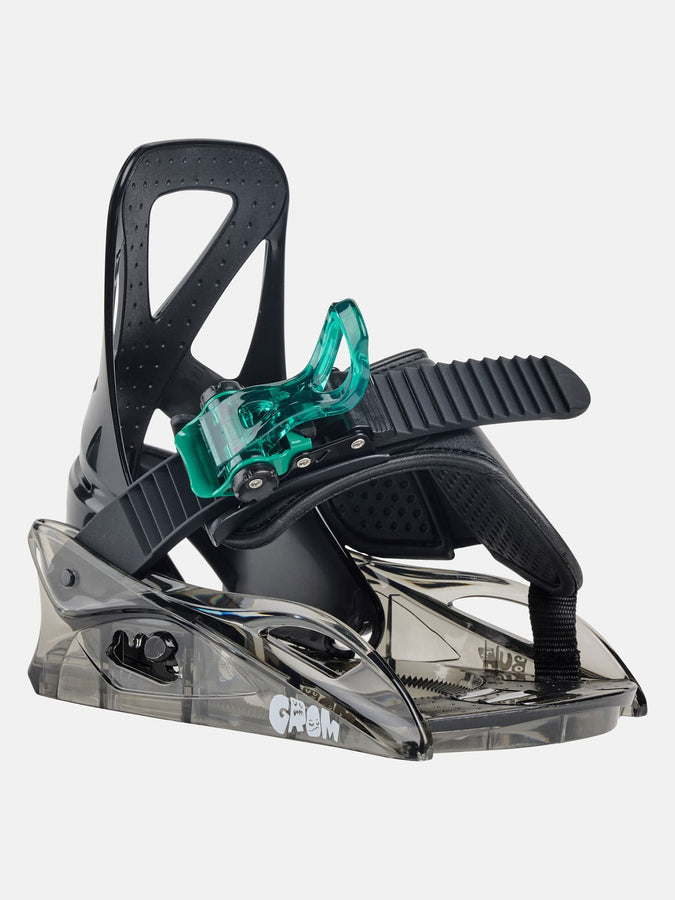 Burton Mini Grom Disc Snowboard Bindings 2026 | BLACK (A02)