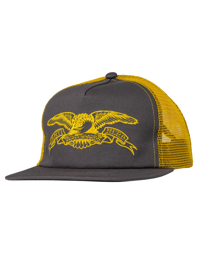 Anti Hero Basic Eagle Trucker Hat | GREY/GOLD