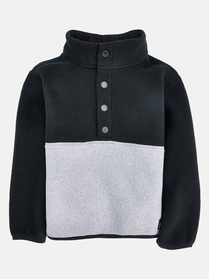 Burton Cinder Anorak Polar Fleece Winter 2026 | TRUE BLACK/GREY HEATHER (V97)